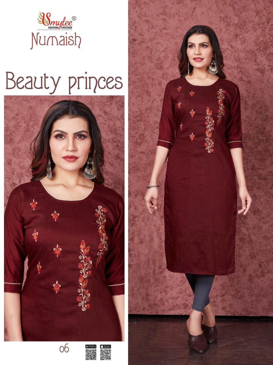 Rung Numaish Heavy Silky Wiving Lining Wholesale Kurtis Catalog — Wholesale Kurtis, MPA wholesale from Surat — view 3